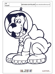 Astranot boyama sayfaları